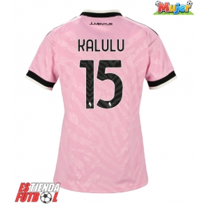 Juventus Pierre Kalulu #15 Segunda Equipación Mujer 2026-27 Manga Corta